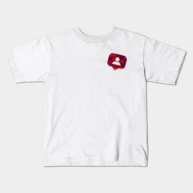 Instagram Button Kids T-Shirt by its Doodles